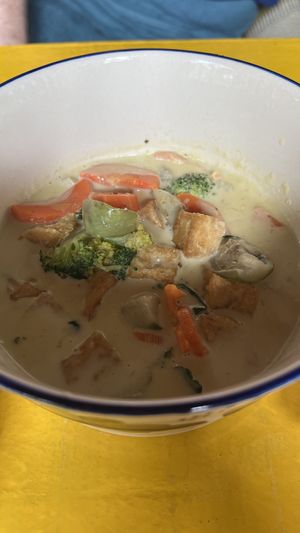 Green curry  at Ginger Home in Koh Chang