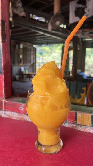 Mango smoothie  at Ginger Home in Koh Chang