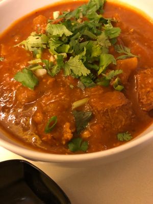 Amazing stew! Main course at Loving Hut in Paris