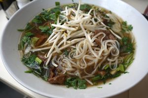 Soupe Pho at Loving Hut in Paris