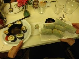 Dishes at Loving Hut in Paris