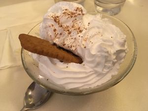 Café liégeois  at Loving Hut in Paris