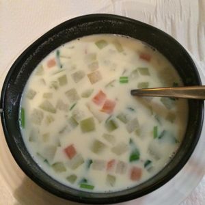 Soup de Jour at Loving Hut in Paris