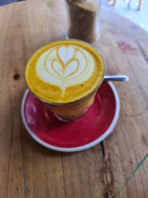 Golden milk at El Petit Princep in Barcelona