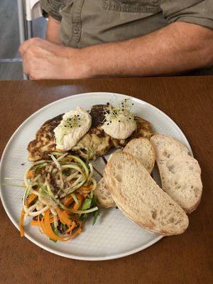 Vegan omelette 💚  at El Petit Princep in Barcelona