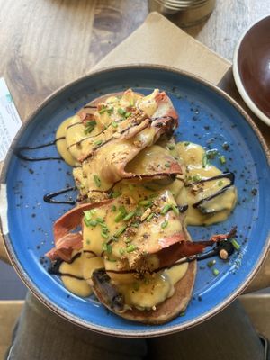 pancake salada  at El Petit Princep in Barcelona
