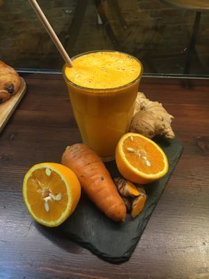 fresh juices at El Petit Princep in Barcelona