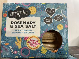 Vegan crackers   at The Temple Cafe in Isle Of Harris