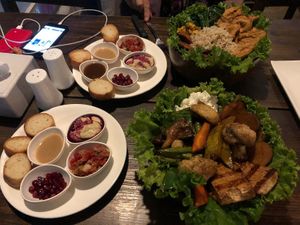 Buddha bowls at Little Windows in Pokhara