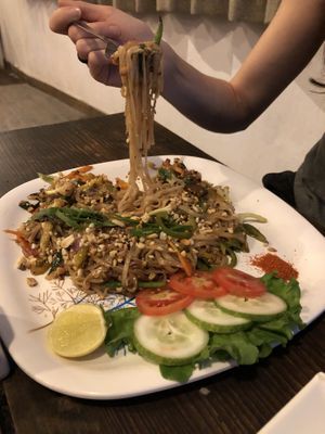 Pad Thai at Little Windows in Pokhara