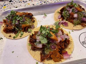 Al pastor taco  at Club Mexicana - Seven Dials in London