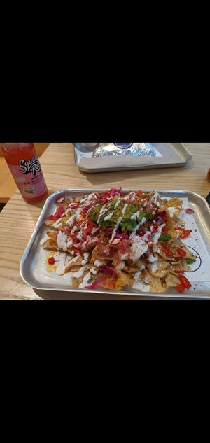 Loaded nachos at Club Mexicana - Seven Dials in London