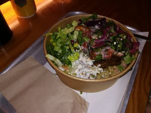 BBQ taco bowl at Club Mexicana - Seven Dials in London