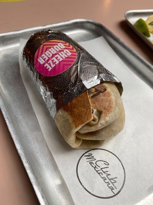 Cheezeburger Burrito at Club Mexicana - Seven Dials in London
