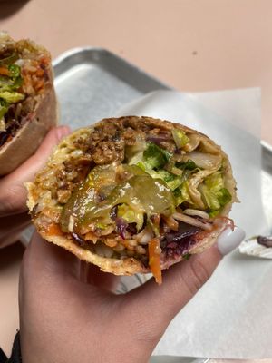 Cheezeburger Burrito at Club Mexicana - Seven Dials in London