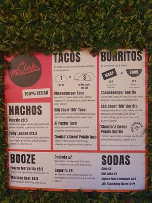  at Club Mexicana - Seven Dials in London