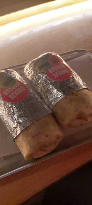 Cheeseburger Burritos at Club Mexicana - Seven Dials in London