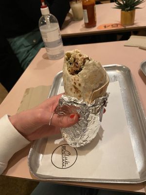 bbq burito  at Club Mexicana - Seven Dials in London