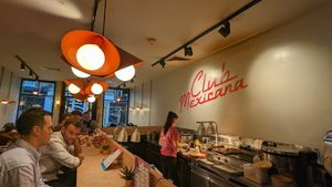 Order and pickup at the counter at Club Mexicana - Seven Dials in London