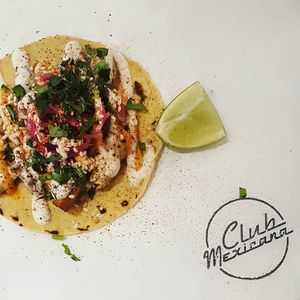 Mushroom and tofu taco  at Club Mexicana - Seven Dials in London