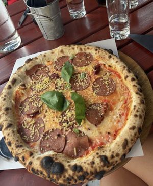 I had the vegan nduja   at Pazzi in Stockholm