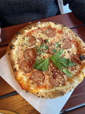 Vegan nduja  at Pazzi in Stockholm