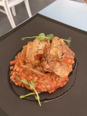 Vegan lasagna - super creamy   at One80 in Mgarr