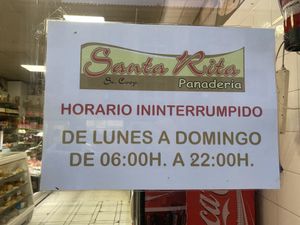 Horario  at Panadería Santa Rita in Cangas De Onis
