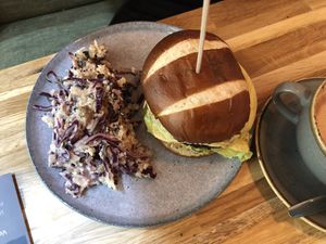 Burger no meat! at Vertigo - Jack Rosenthal in Manchester