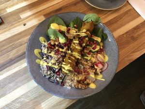 Sriram skewers. Mmmmm at Vertigo - Jack Rosenthal in Manchester