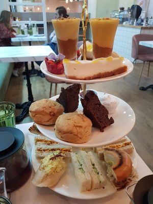Afternoon tea at Vertigo - Jack Rosenthal in Manchester