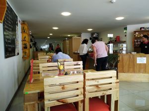 Inside at Su Cafetería Vegetariana in Quito