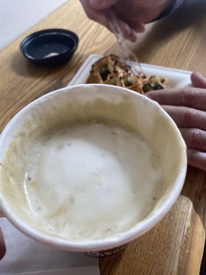 Pistachio coffee  at Dessert Oasis Coffee Roasters in Detroit