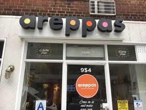 Outside of Areppas at Areppas in New York City