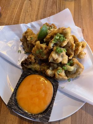 Cauliflower bites  at Penida Colada Beach Bar in Penida Island