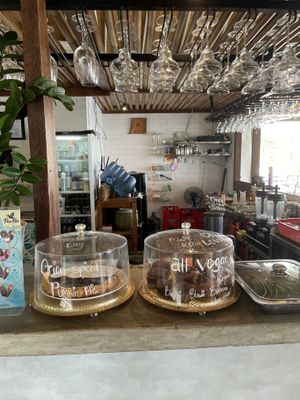 Vegan treats! at Penida Colada Beach Bar in Penida Island
