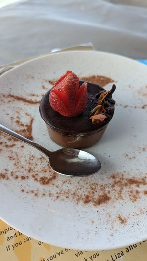 Cheesecake at Penida Colada Beach Bar in Penida Island