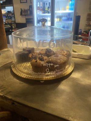 Vegan muffins  at Penida Colada Beach Bar in Penida Island