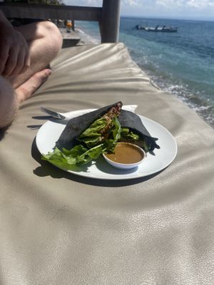   at Penida Colada Beach Bar in Penida Island