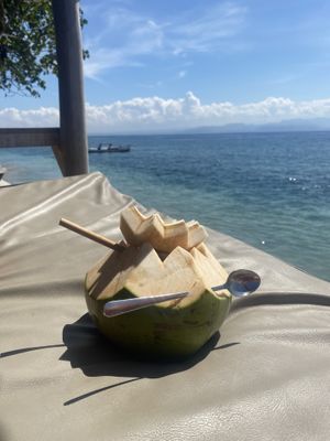   at Penida Colada Beach Bar in Penida Island