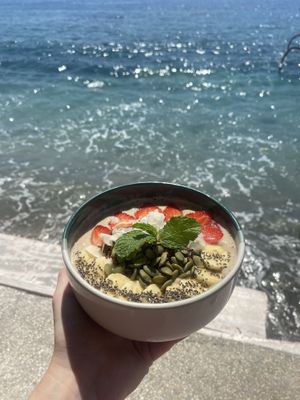   at Penida Colada Beach Bar in Penida Island