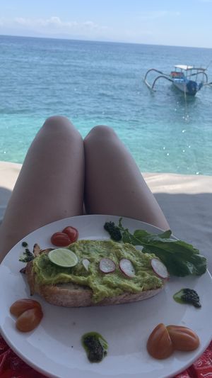   at Penida Colada Beach Bar in Penida Island