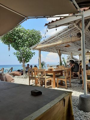 Location at Penida Colada Beach Bar in Penida Island