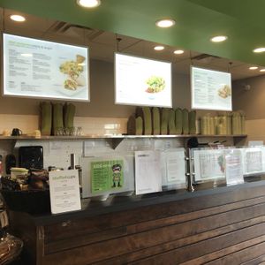 Ordering at The Chopped Leaf in Dawson Creek