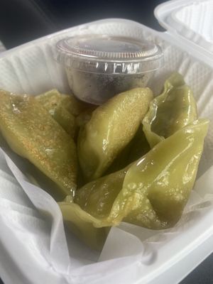 Vegetable gyoza   at Golden Sakura in Whitehorse