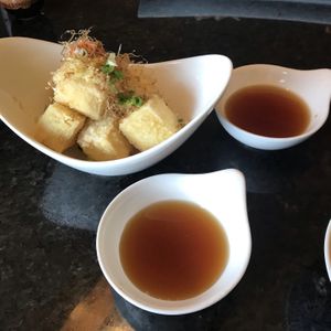 Age tofu at Golden Sakura in Whitehorse