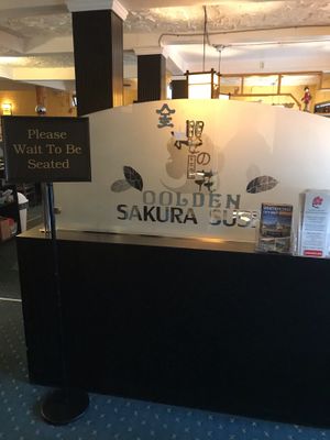 Sign at Golden Sakura in Whitehorse