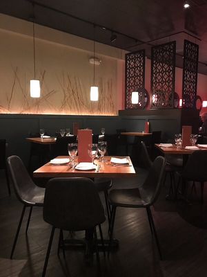 Seating at Ginger in Anchorage