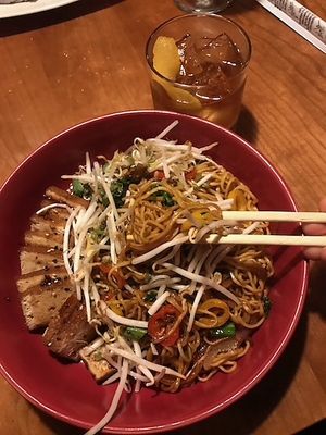 Mango teriyaki at Ginger in Anchorage