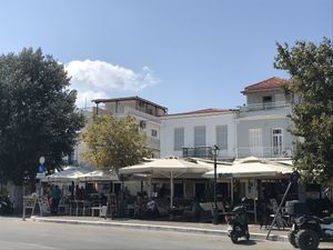 Outside seating  at Mood in Skiathos